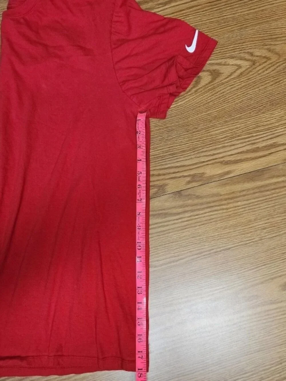 Nike Mens Sz XXL T-Shirt Short Sleeve Red White Nike Swoosh